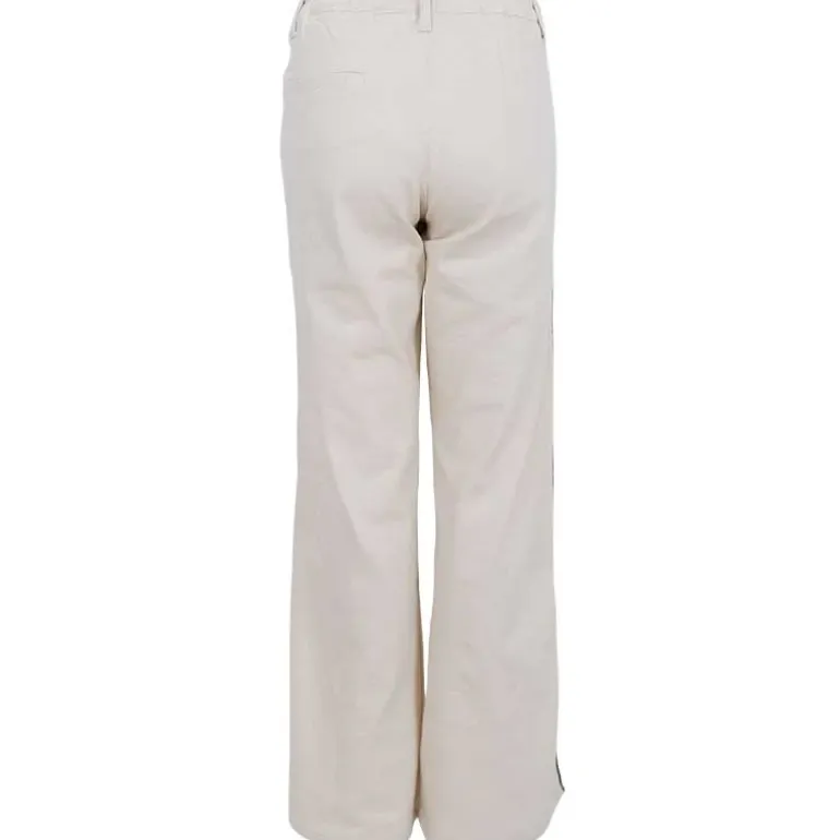 Black Colour BCBox Line Pant Off White