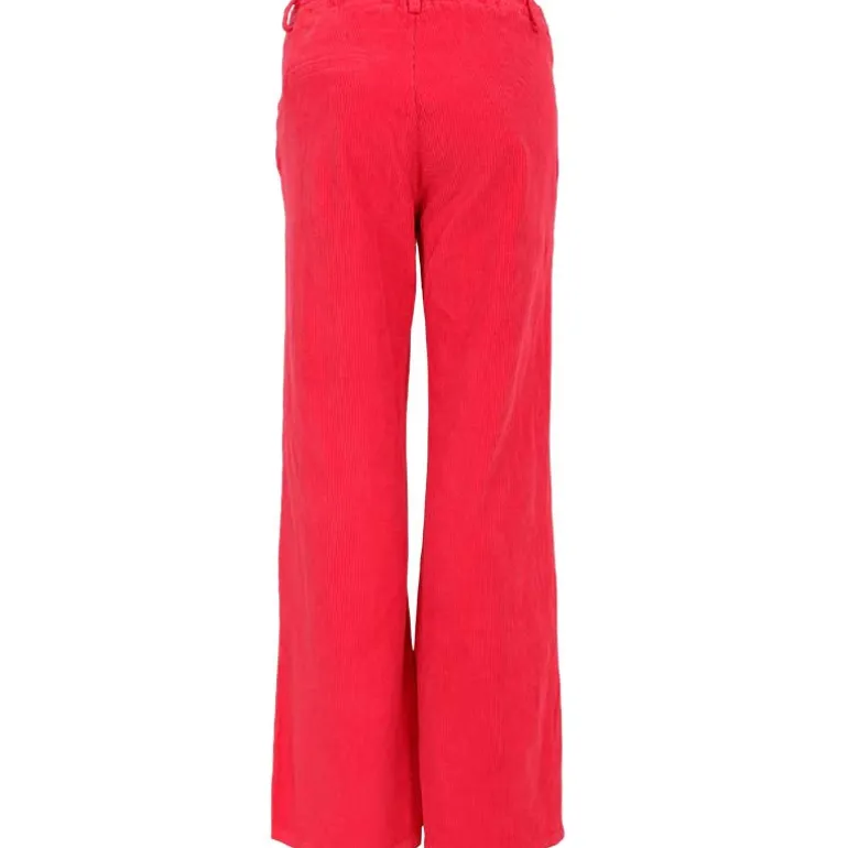 Black Colour BCCora Corduroy Box Pant Red