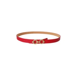 Black Colour BCLotus Belt Red