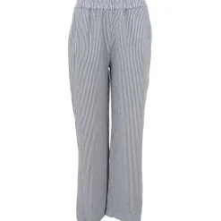 Black Colour BCMelina Wide Linen Pant Grå