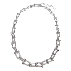 Black Colour BCOrion Necklace Silver Coloured