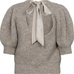 Co Couture CoralieCC Bow Rib Knit Walnut