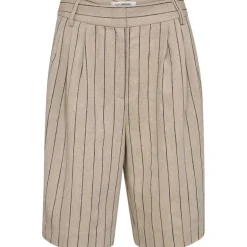 Co Couture LinenCC Pin Bermuda Shorts Sand
