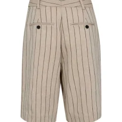 Co Couture LinenCC Pin Bermuda Shorts Sand