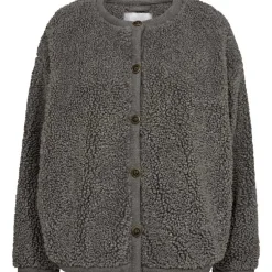 Co Couture NewCC Timmy Teddy Jacket Mid Grey