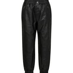 Co Couture PhoebeCC Leather Zip Joggers Black