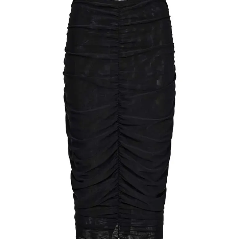 Co Couture ReaganCC Ruched Skirt Black