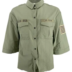 Continue Mili Vide Sleeve Shirt Army