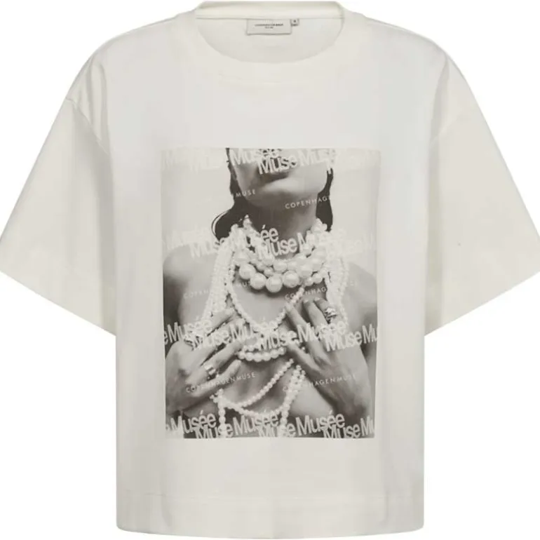 Copenhagen Muse CMMuse Tee With Print Jet Stream