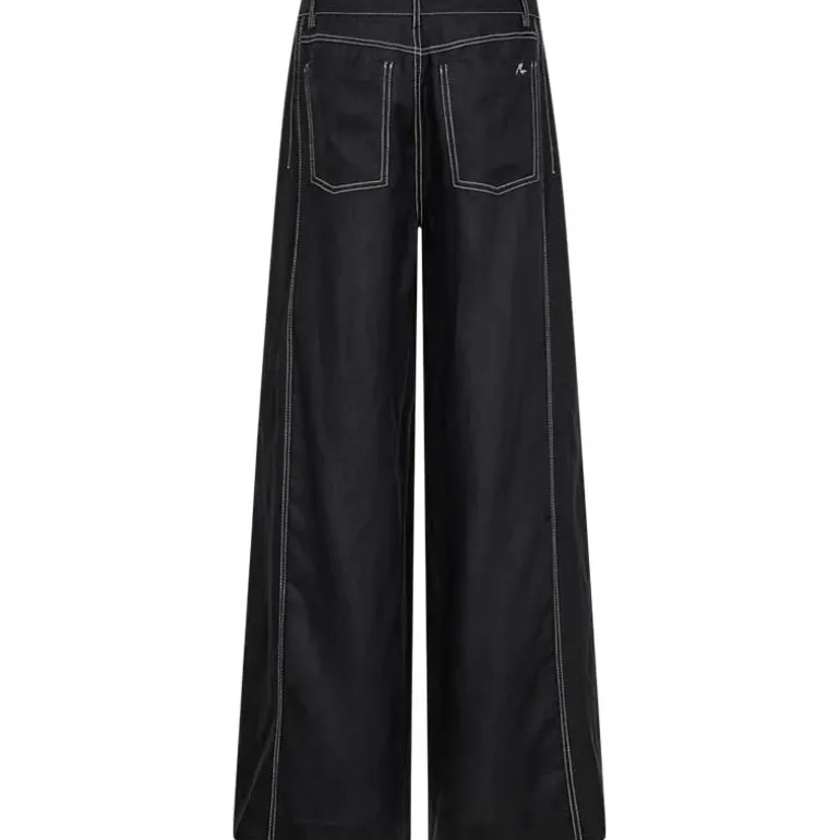 Copenhagen Muse CMNatuli Pants With Heavy Stitch Black