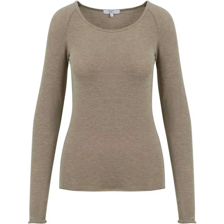 Coster Copenhagen CCH2202 Lana Wool Long Sleeve Hazel Melange