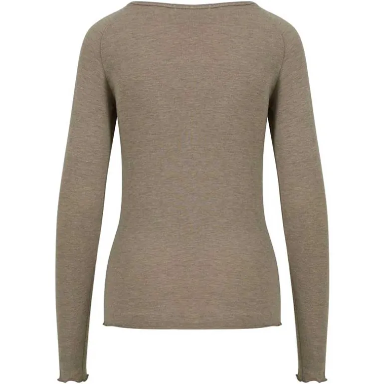 Coster Copenhagen CCH2202 Lana Wool Long Sleeve Hazel Melange