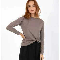 Coster Copenhagen CCH1106 Long Sleeve T-Shirt 383 Dark Mud