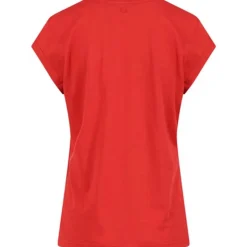 Coster Copenhagen CCH1101 V-Neck T-Shirt 605 Berry Red