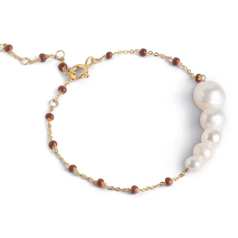 Enamel B130G Kobber Lola Carmen Bracelet Guld