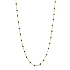 ENAMEL LOLA NECKLACE ARMY & GULD
