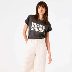 Garcia B50001 Ladies T-Shirt SS Antracite