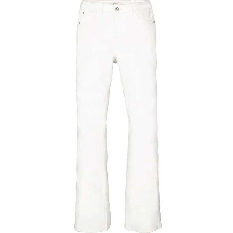 Garcia 245 - 5057 Celia Flare Jeans Hvid