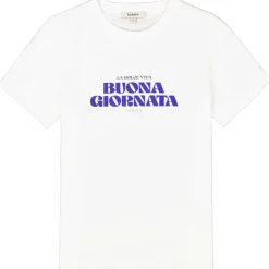 Garcia D50011 Ladies T-Shirt SS Off White