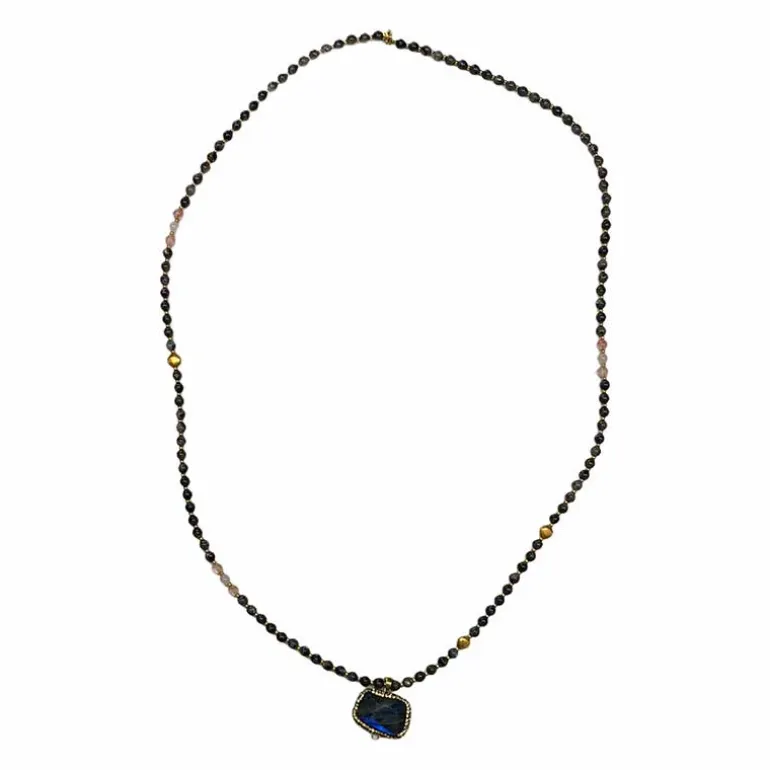 HIPZEN NECKLACE GRÅ