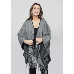 HÉST HS1074 SHAWL GRÅ
