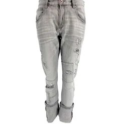 J By J H8123 Stretch Jeans Lysegrå