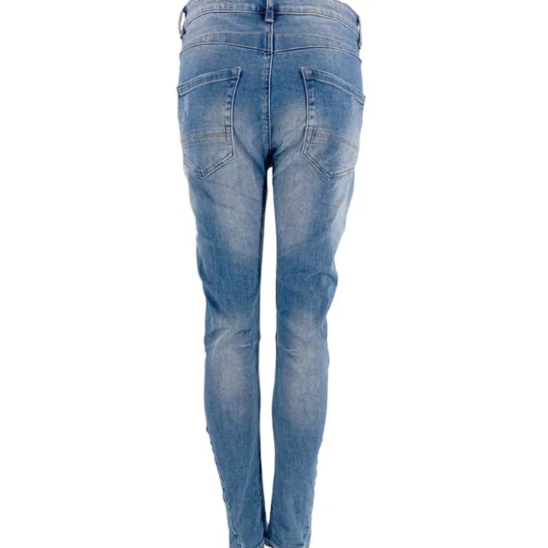 J By J MC-7277 Stretch Jeans Blue