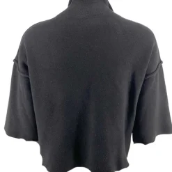 J By J 8162 Oversized Knit Black