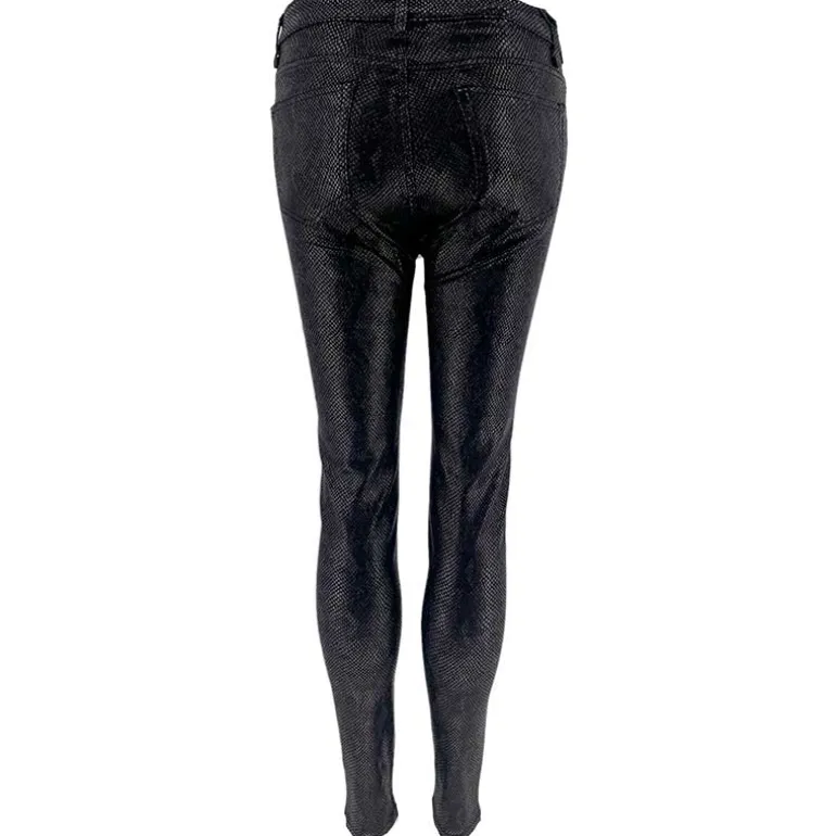 J BY J 6856 SNAKE PRINT PANTS SORT