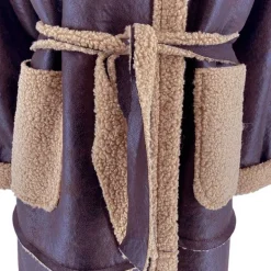 J By J 13067 Teddy Coat Brown