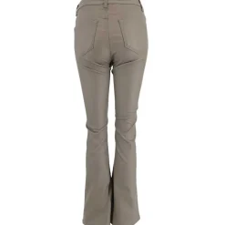 J By J 6866 Wide Stretch Pants Coated Taupe
