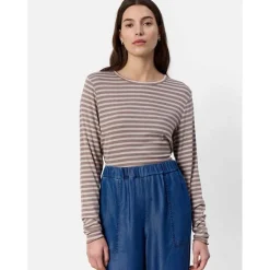Levete Room LR-Ika 11 T-Shirt Jersey Taupe