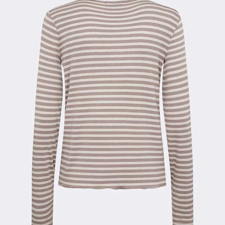 Levete Room LR-Ika 11 T-Shirt Jersey Taupe