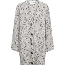 Levete Room LR-Isabelle 2 Cardigan Knit Light Grey