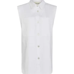LEVETE ROOM LR-RAMELLA 6 WAISTCOAT HVID