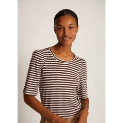 Munthe Jikolaz S/S T-Shirt Mocca