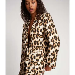 Munthe Ukit Leopard Blazer Mocca