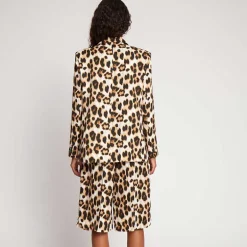 Munthe Ukit Leopard Blazer Mocca