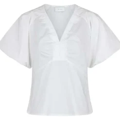 Neo Noir Irina Poplin Blouse White