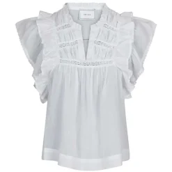 Neo Noir Jayla S Voile Top Hvid