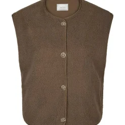 Neo Noir Mariko Teddy Vest Taupe