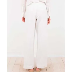 NEO NOIR SONAR LINEN PANTS HVID