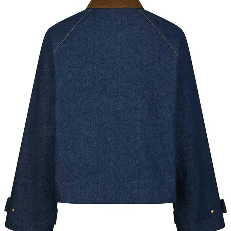 Neo Noir Vista Denim Cord Jacket Blue