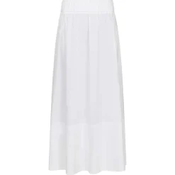 Neo Noir Yara Poplin Skirt White