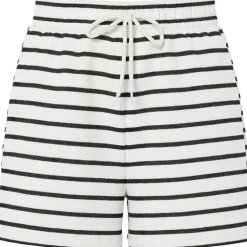 Pieces PCChilli Summer Shorts Stripe Noos Cloud Dancer