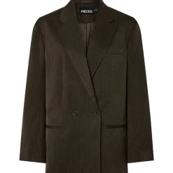 Pieces PCFalka LS Pinstriped Blazer Delicioso Stripes