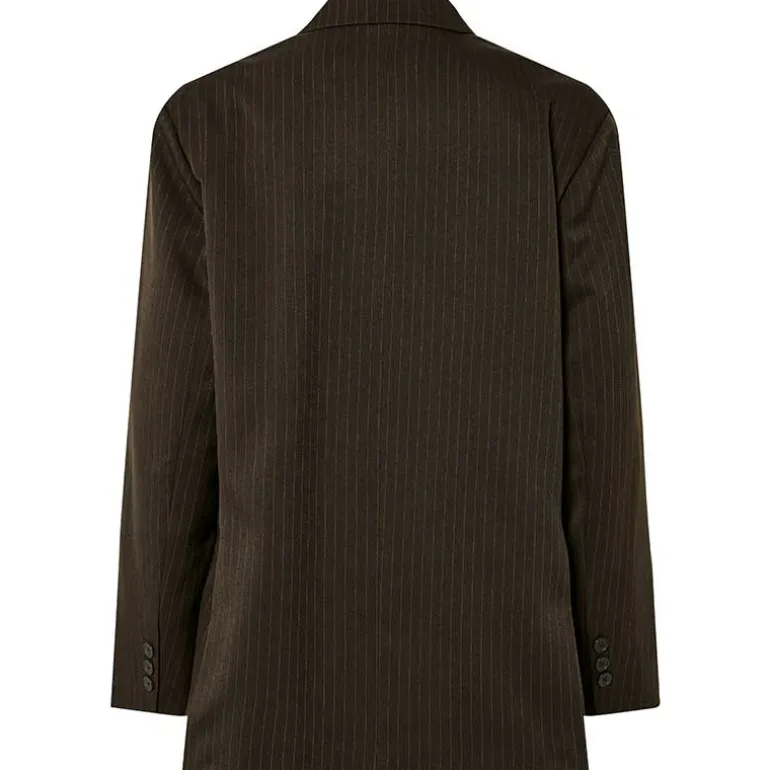 Pieces PCFalka LS Pinstriped Blazer Delicioso Stripes
