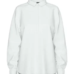 Pieces PCIrena LS Oxford Shirt Noos Bright White