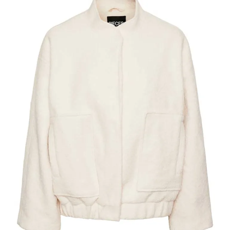 Pieces PCJenny LS Loose Bomber MM Birch