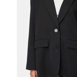 Pieces PCKamil LS Loose Blazer Noos Black